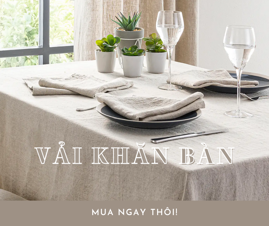  F140 VẢI KHĂN BÀN NAPPE DE TABLE NHÓM HOA VĂN ORNAMENT 