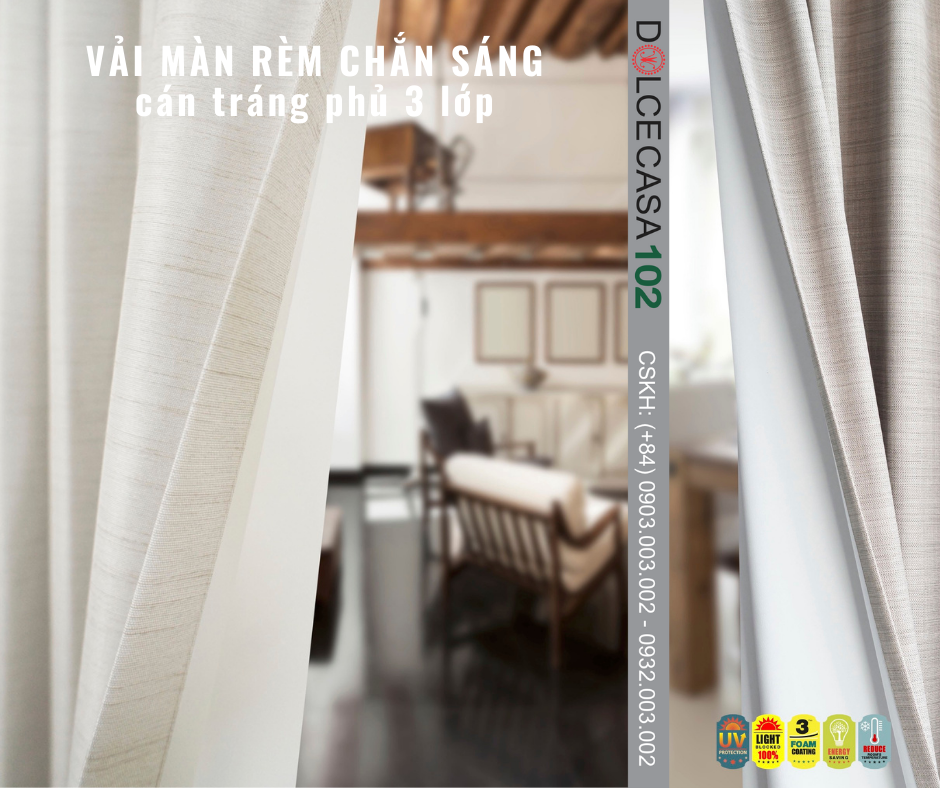  10815 vải chắn sáng cán phủ 3 lớp MUNOZ 5 màu copyright 2013 