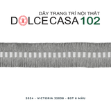  VICTORIA 2024 dây trang trí dệt effile 32038 có sẵn tại nhà máy 