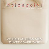  VỎ BAO ÁO CHĂN MỀN VẢI LANH PHÁP DOLCE CASA MÀU MENTHE CÓ KÍCH THƯỚC 