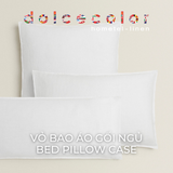  VỎ BAO ÁO GỐI NGỦ VẢI COTTON KÍCH THƯỚC 