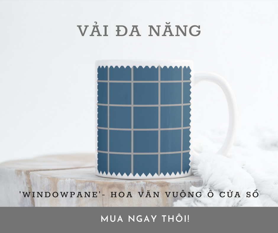  KEH1 VẢI ĐA NĂNG NHÓM HOA VĂN WINDOWPANE 