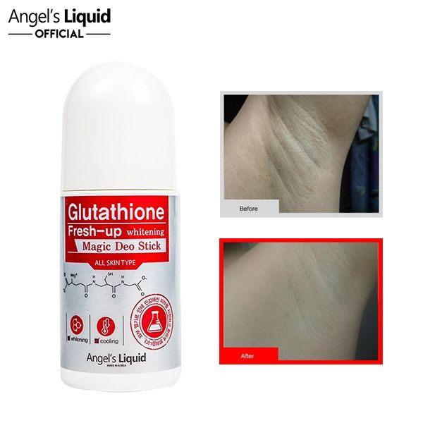 Lăn Khử Mùi Angels Liquid Glutathione Fresh Up Whitening Magic Deo – aedemo