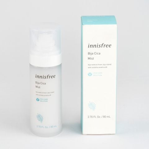 Xịt Khoáng Giúp Làm Dịu, Chăm Sóc Da Mụn Innisfree Bija Cica Mist 80ml