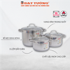 BỘ NỒI INOX ĐẠT TƯỜNG 5 ĐÁY DTBN-05