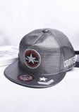 Nón Snapback Xám Chuột Đậm N267