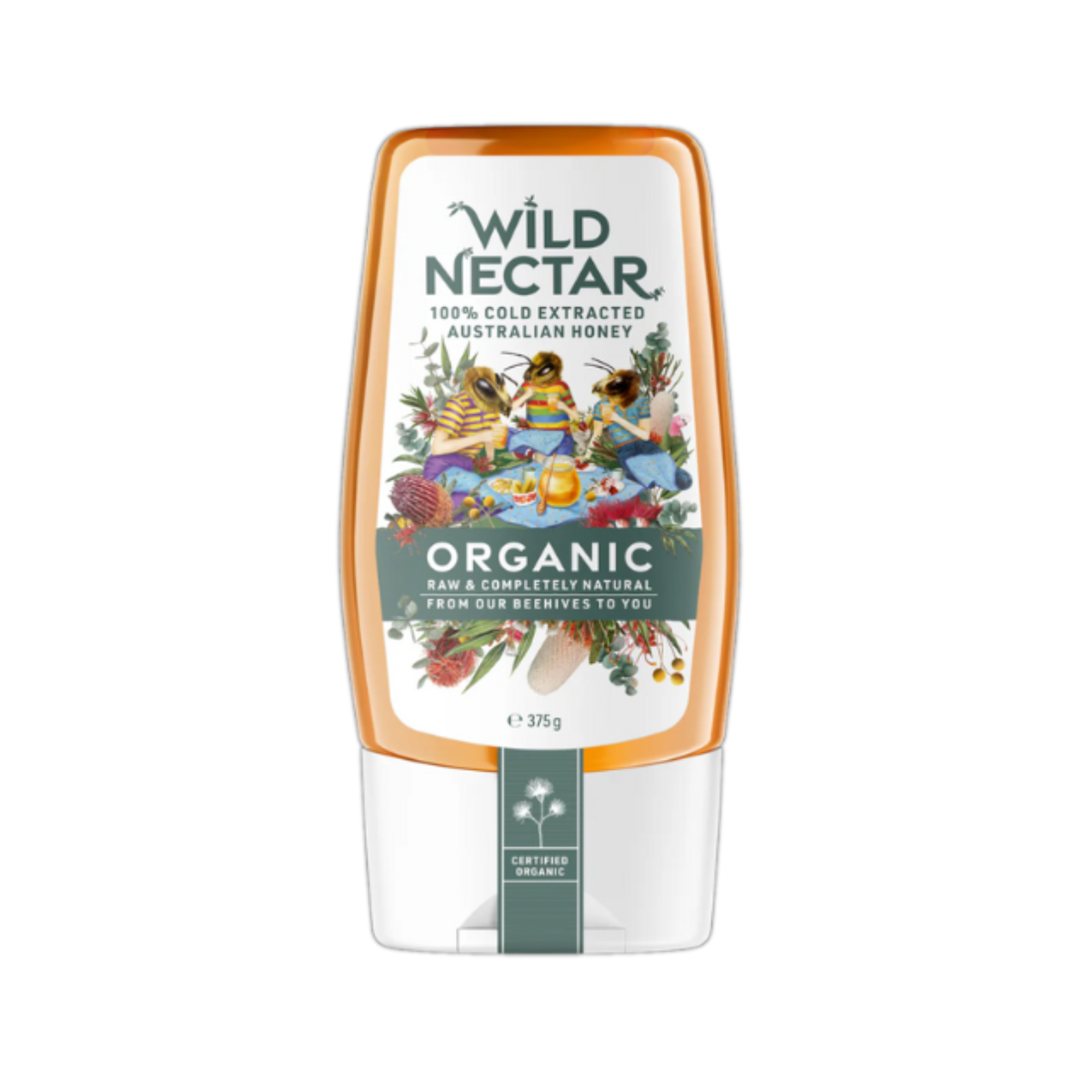  Mật ong hữu cơ Wild Nectar lọ 375 g 