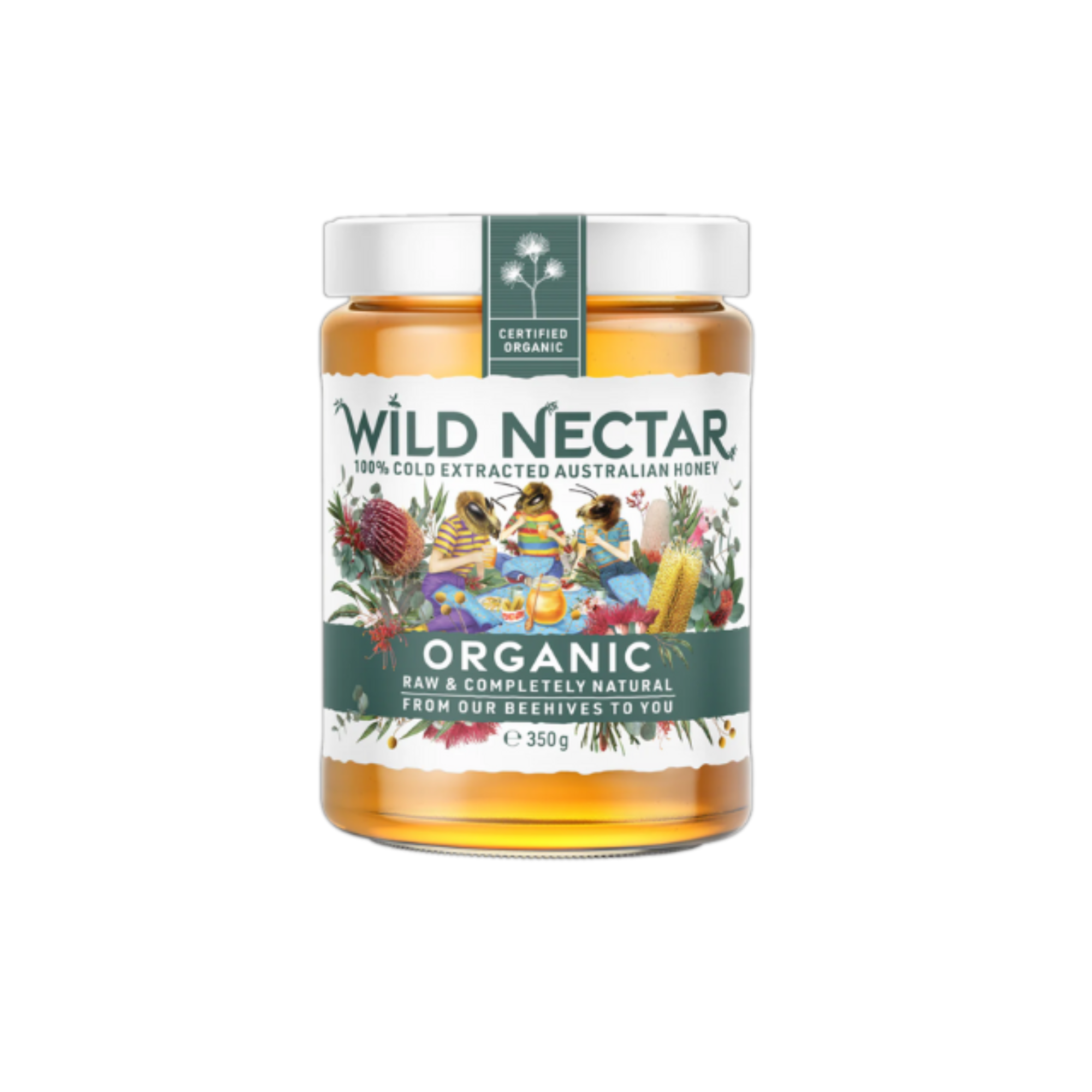  Mật ong hữu cơ Wild Nectar lọ 350 g 