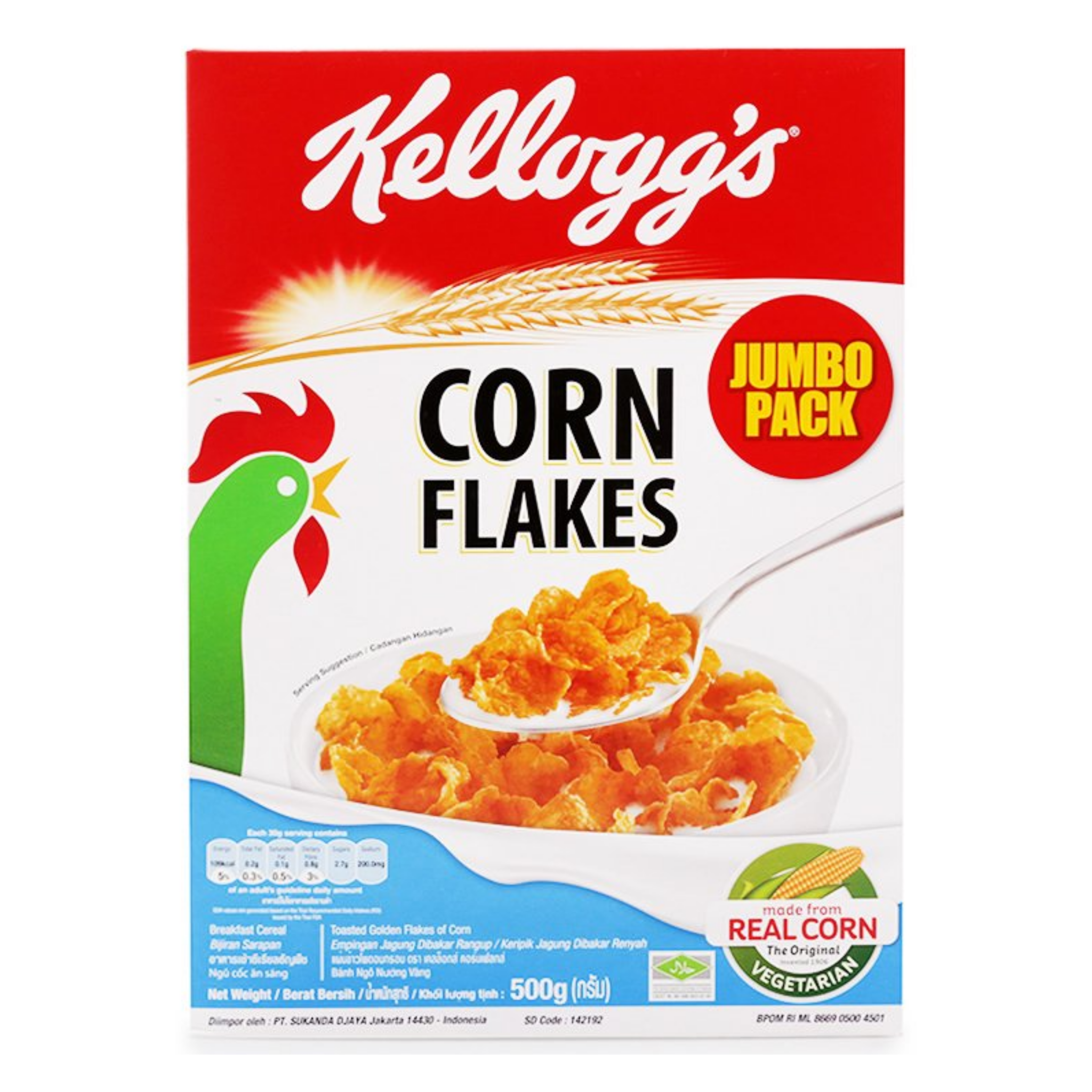 Ngũ cốc dinh dưỡng Corn Flakes Kelloggs 150 g