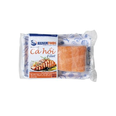 Cá hồi đỏ fillet còn da Hải Nam 200 g (I0005427)