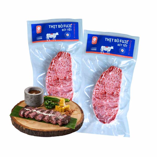 [Đông lạnh] Thịt bò bít tết Fuji