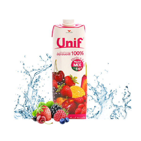 Nước ép hỗn hợp các loại rau củ và quả mọng Mixed Berry Unif 1 lít (I0002252)