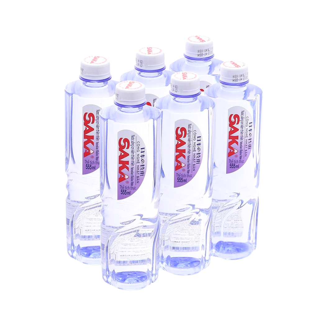  Nước uống Ion kiềm thiên nhiên Saka chai 1.2 l 