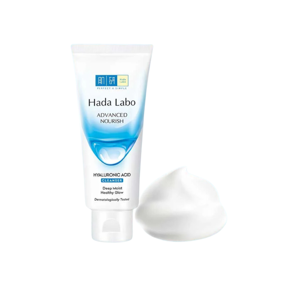  Kem rửa mặt Hada Labo Advanced Nourish Hyaluronic Acid Cleanser dưỡng ẩm 80 g 