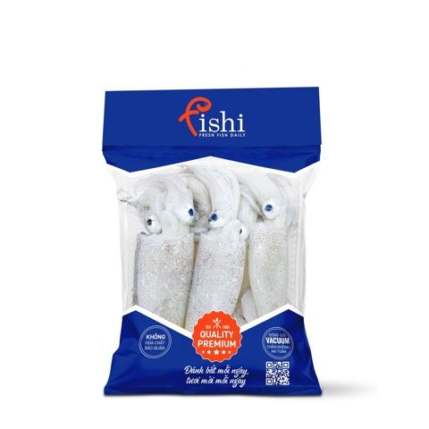 Mực ống làm sạch Fishi