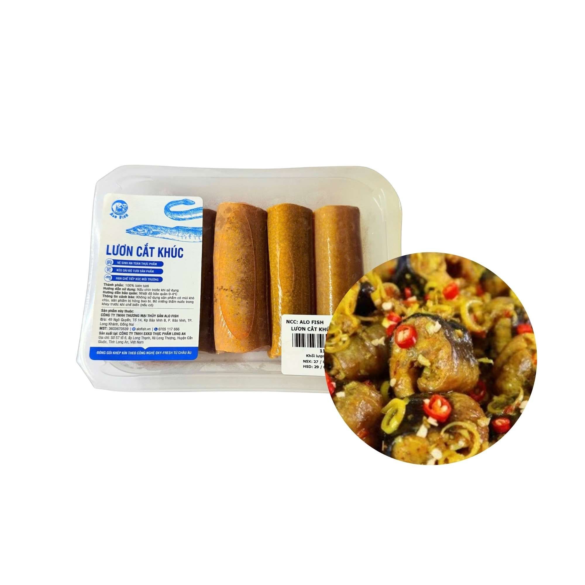  [Tươi] Lươn cắt khúc làm sạch Alo Fish 300G (I0022036) 