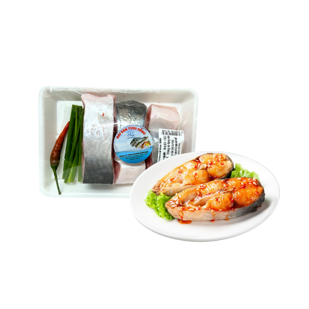  [Tươi] Cá basa cắt khúc làm sạch Ocean Food 300G (I0016531) 