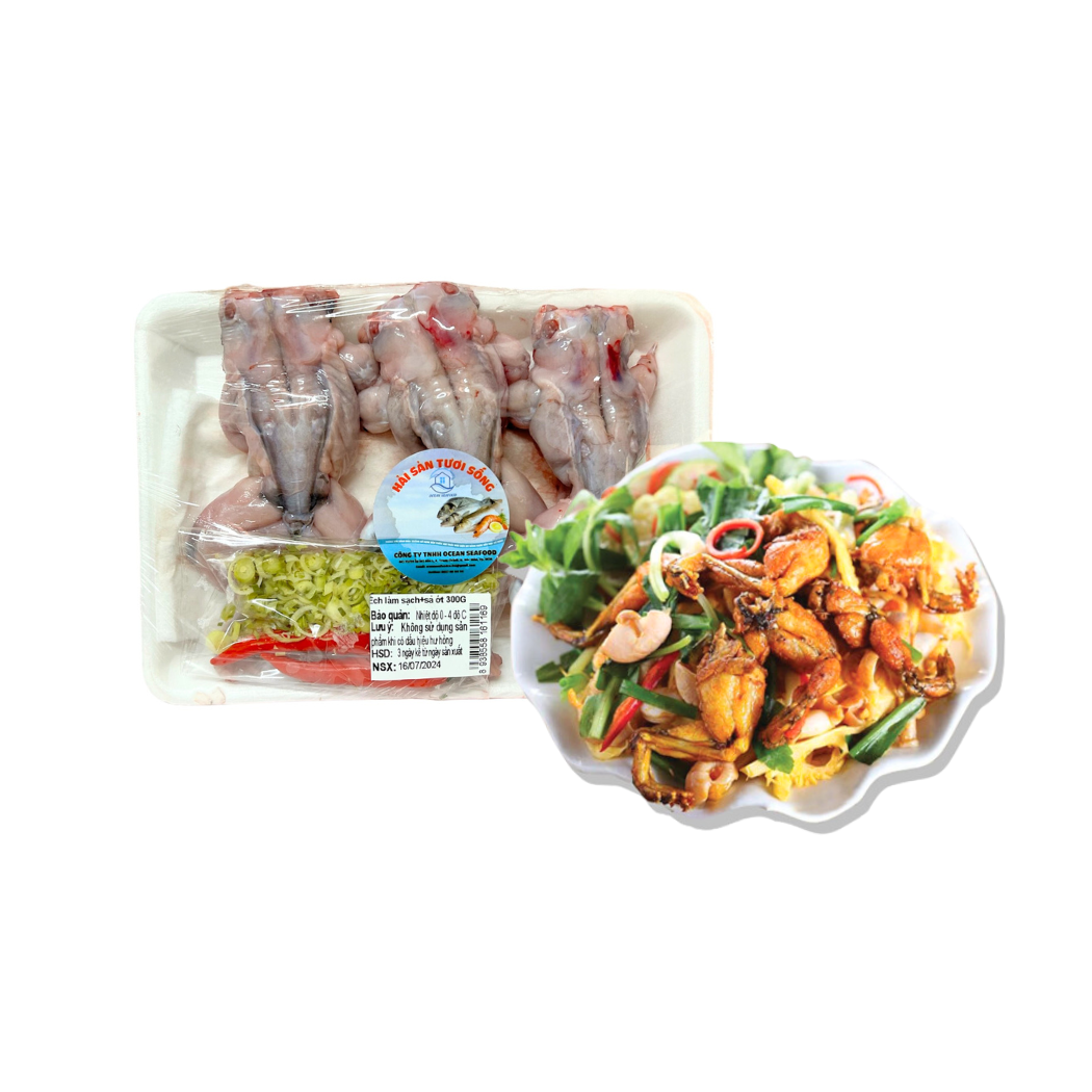  [Tươi] Ếch làm sạch sả ớt Ocean Food 300G (I0016538) 