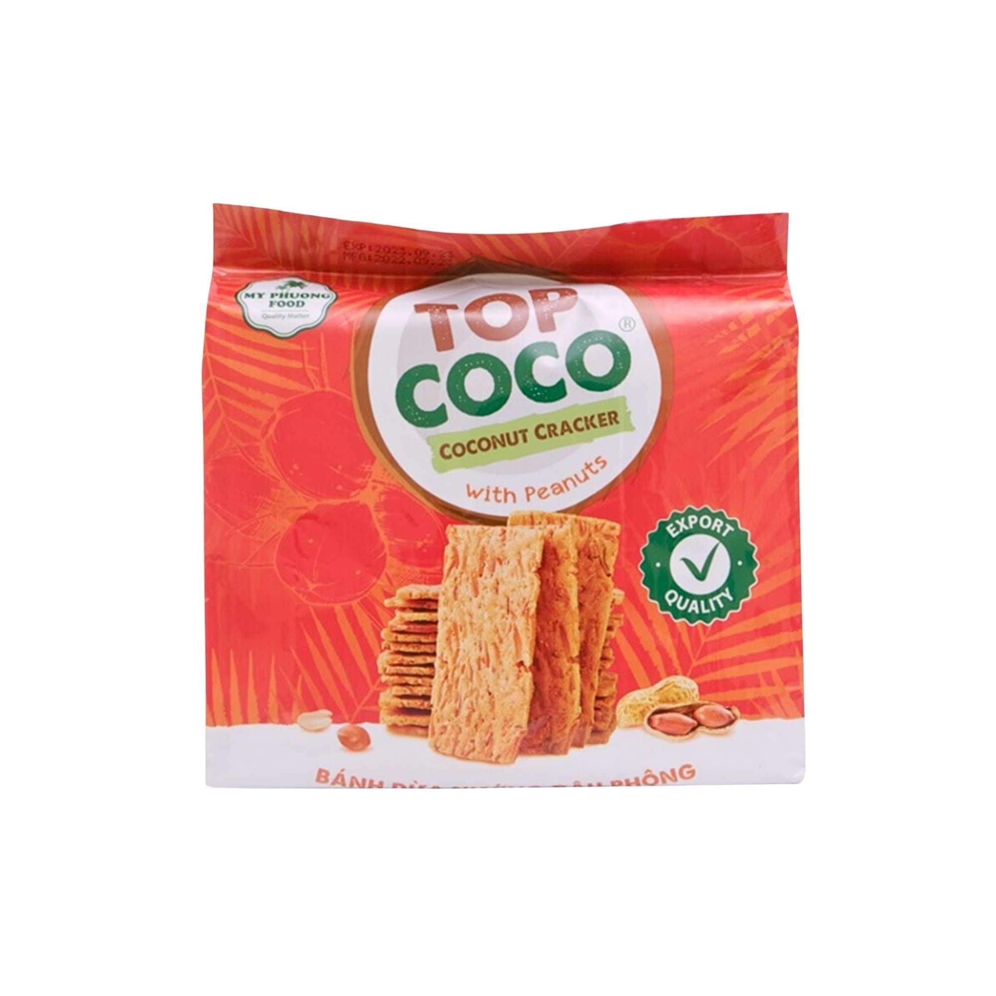  Bánh dừa nướng đậu phộng Topcoco 150 g 