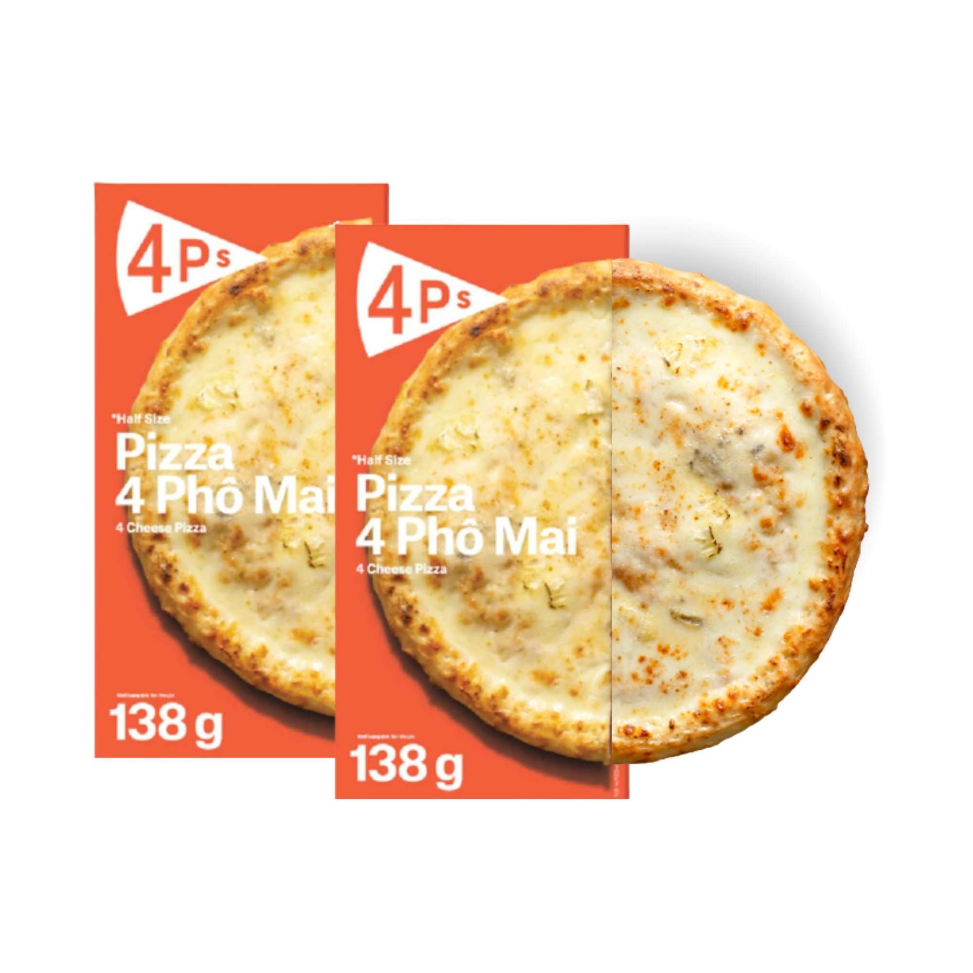  [Đông lạnh] Bánh pizza napoli phô mai size half 4Ps 138 g 