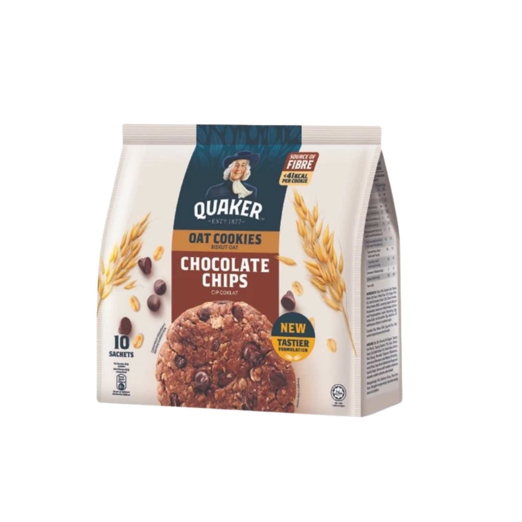  Bánh quy yến mạch Quaker hương socola gói 250 g 