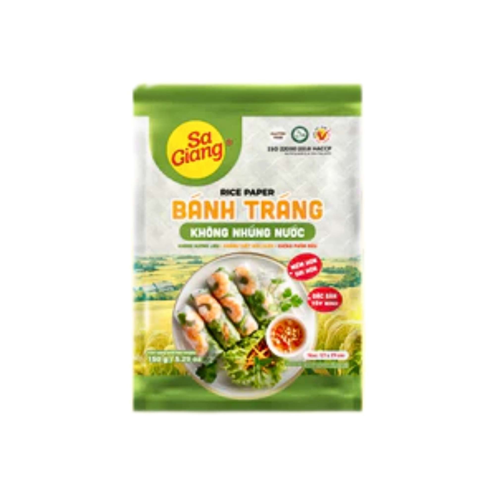  Bánh tráng không nhúng nước Sa Giang túi 150 g 