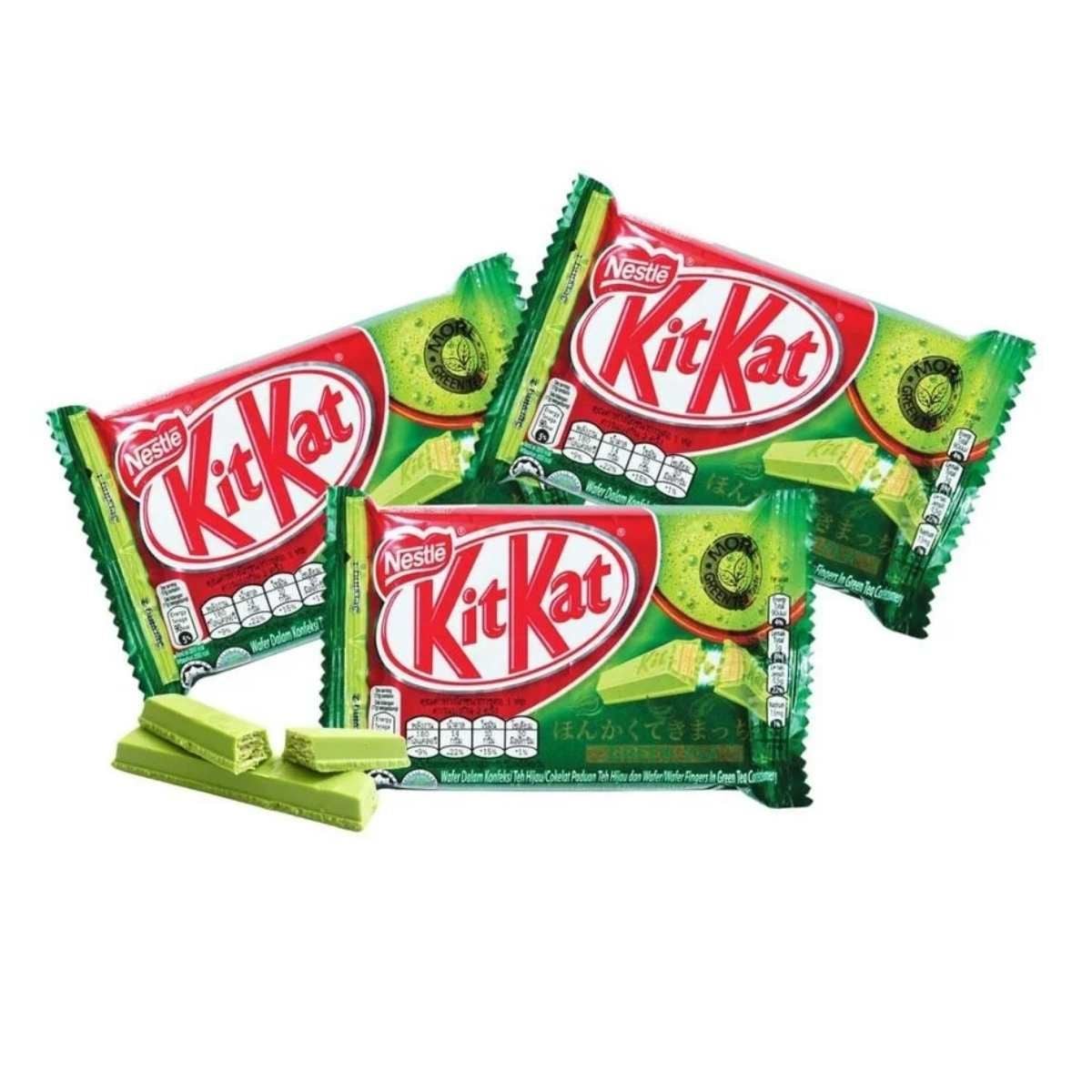  Bánh xốp socola thanh 4F vị trà xanh KitKat 35 g (3 thanh/gói) 