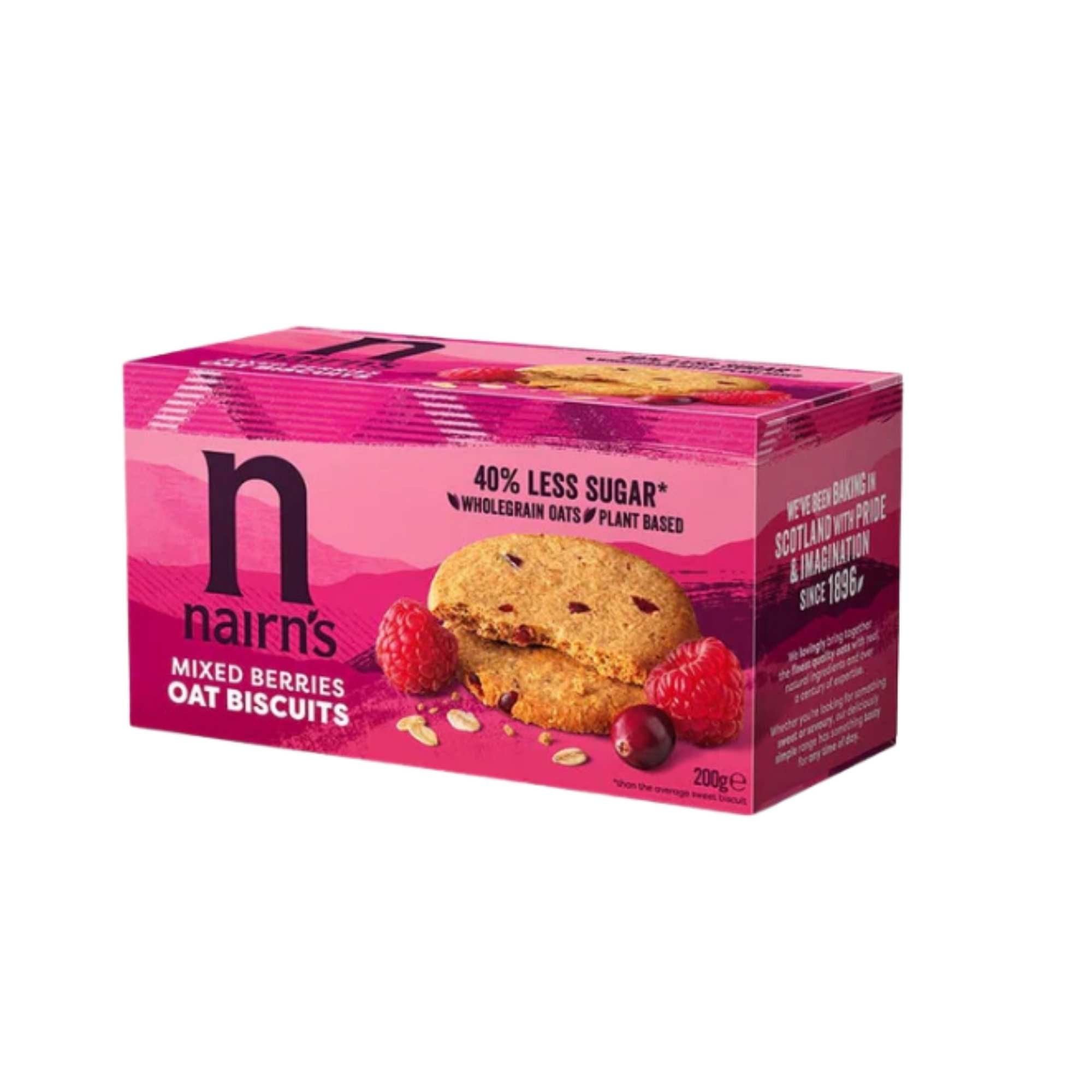  Bánh yến mạch Quả mọng Nairn's hộp 200 g 