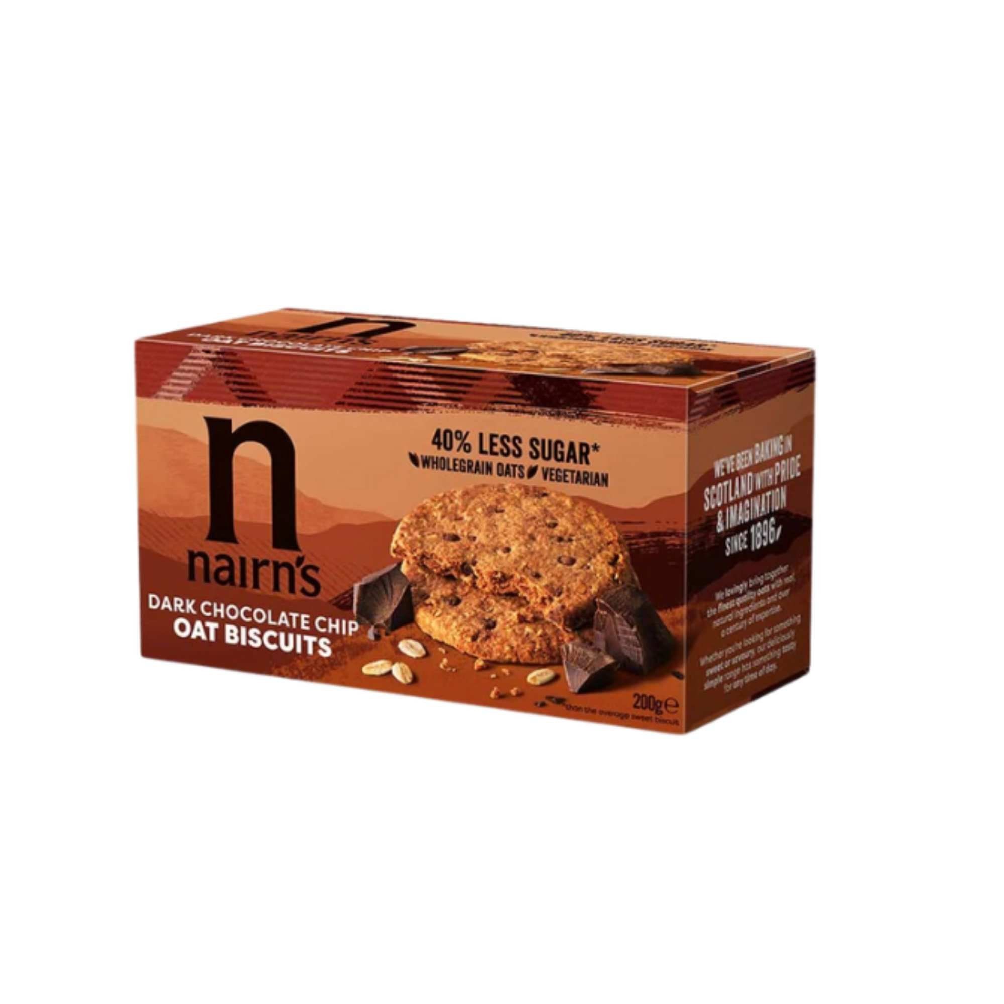  Bánh yến mạch Sô cô la đắng Nairn's hộp 200 g 