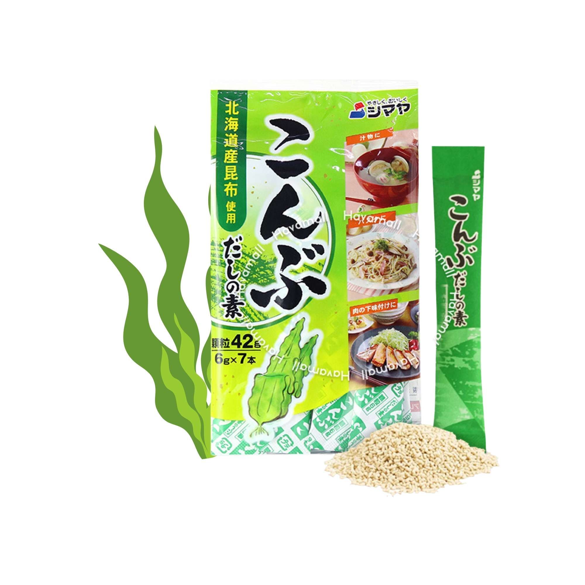  Bột nêm Dashi tảo bẹ Shimaya túi 42 g (7 x 6 g) 