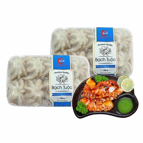 [Đông lạnh] Bạch tuột nguyên con làm sạch Vifoods