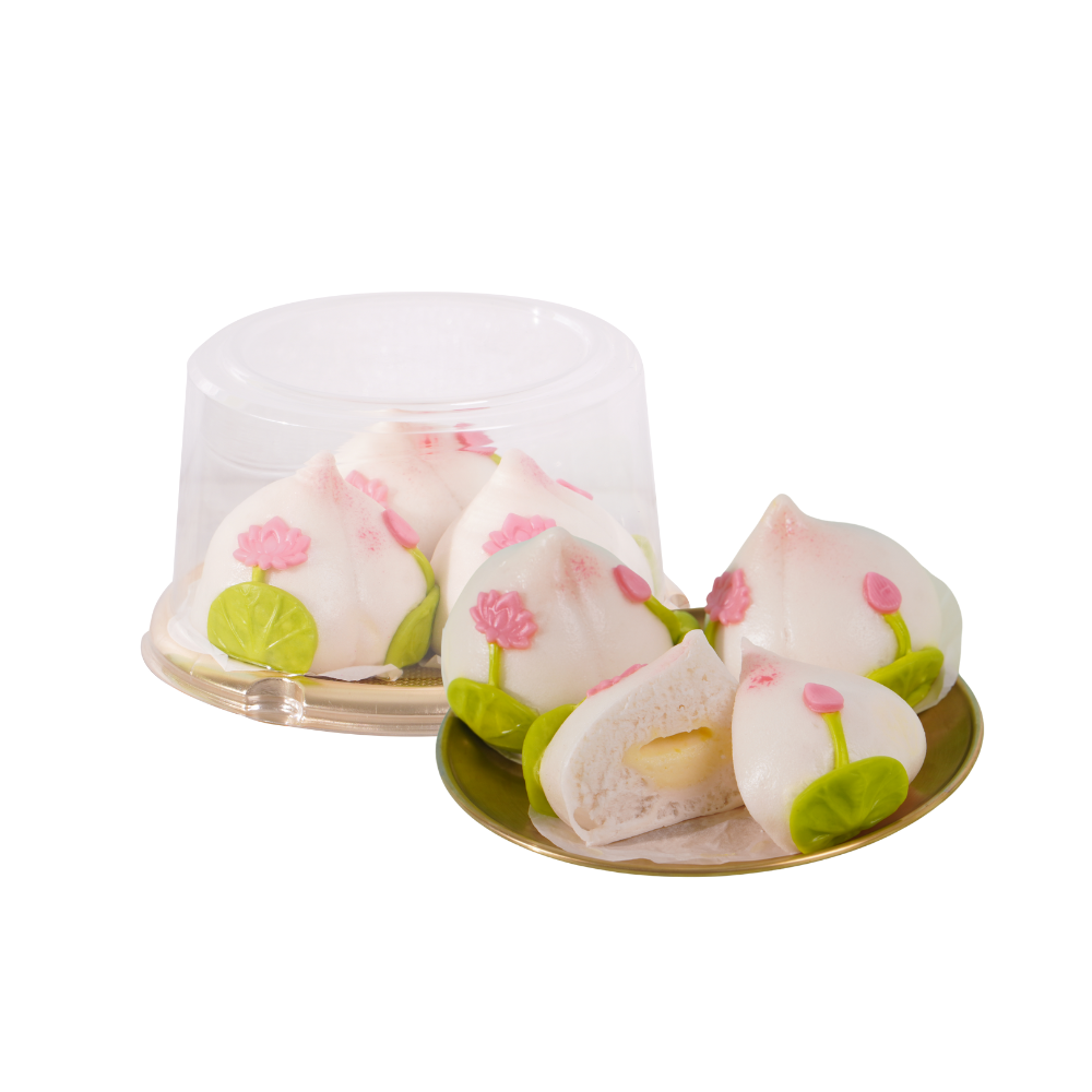  Bánh bao đào tiên 300 g ( 3 bánh/ phần) 