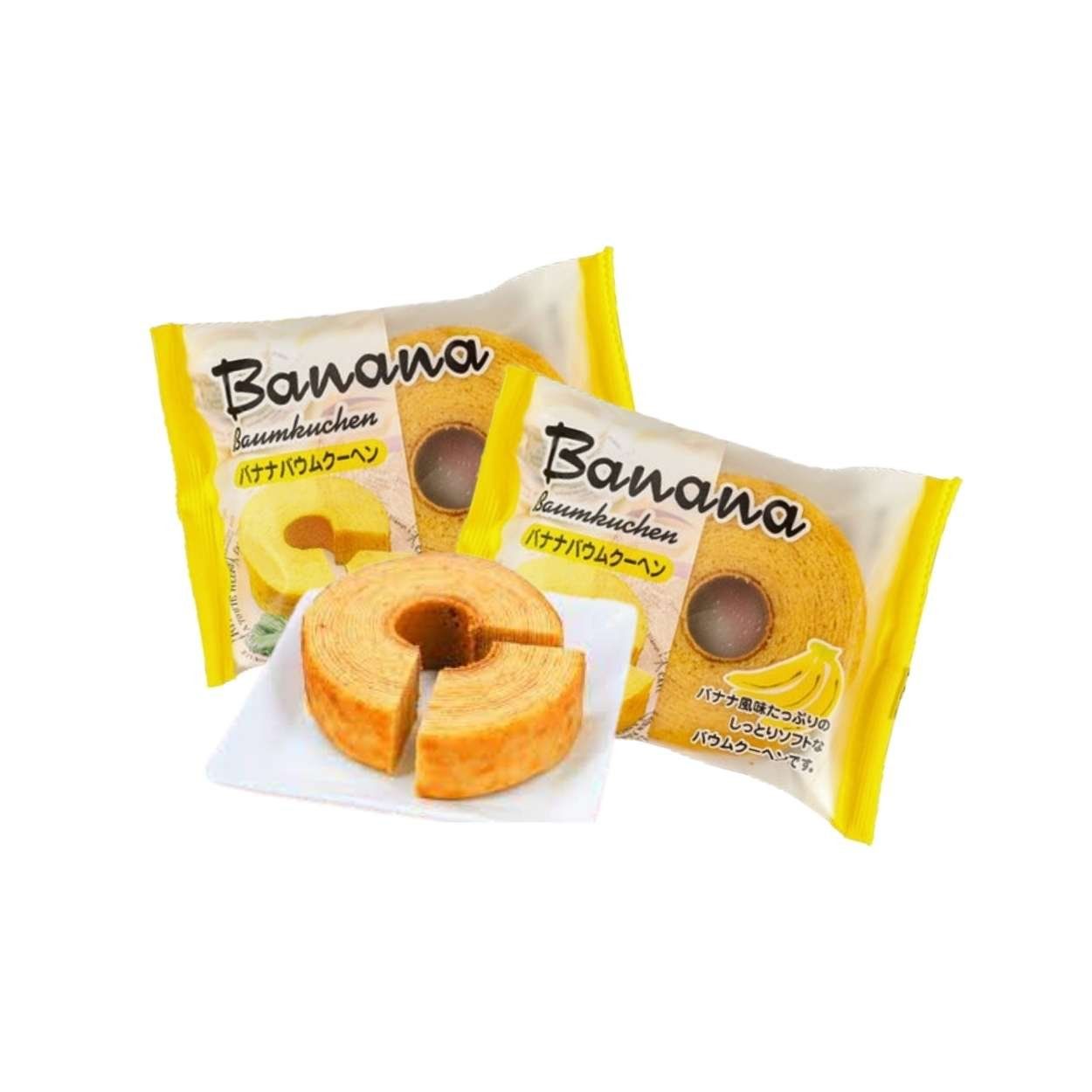  Bánh Baumkuchen vị chuối Taiyo 80 g (I0021629) 