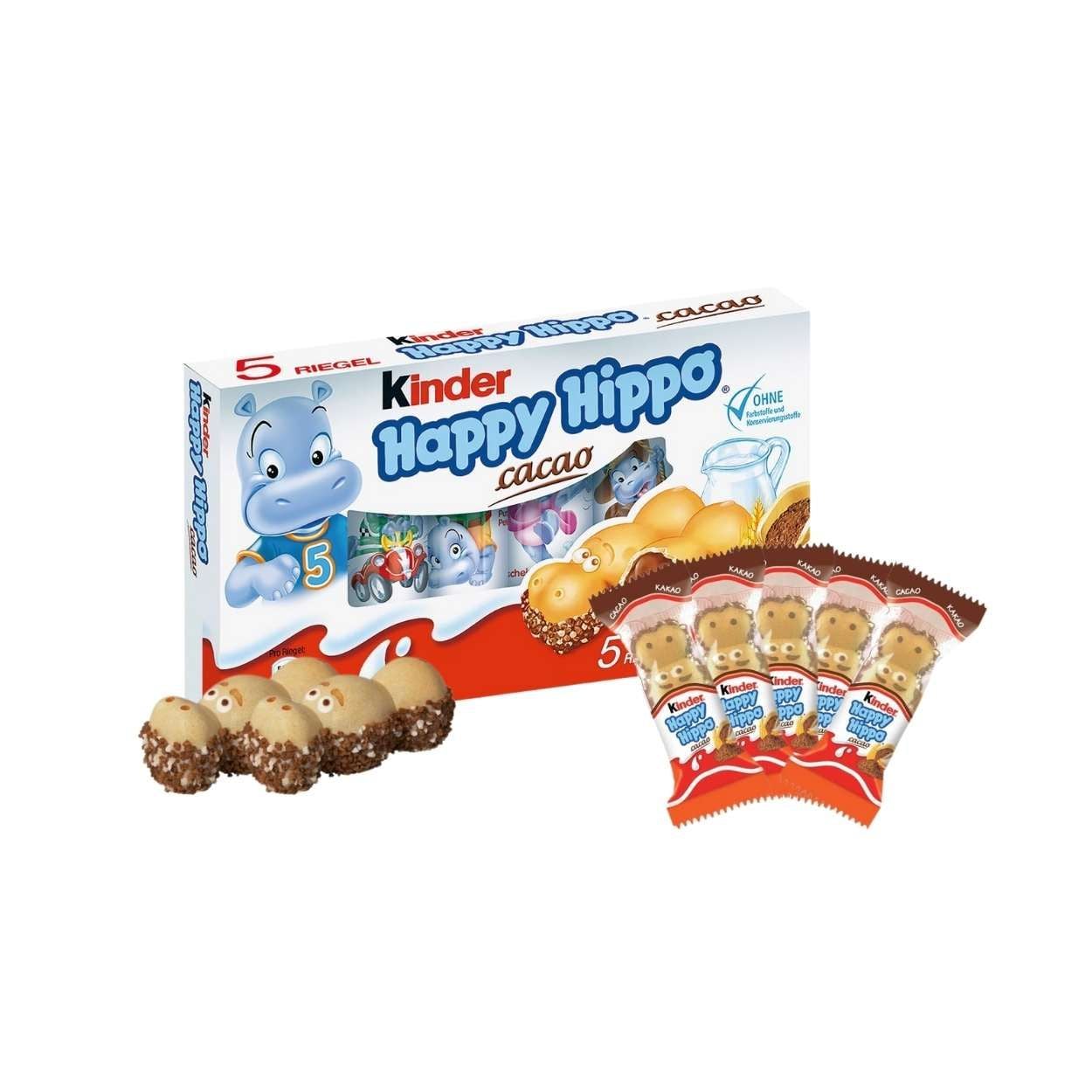  Bánh cacao Kinder Happy Hippo 103.5 g (I0021643) 