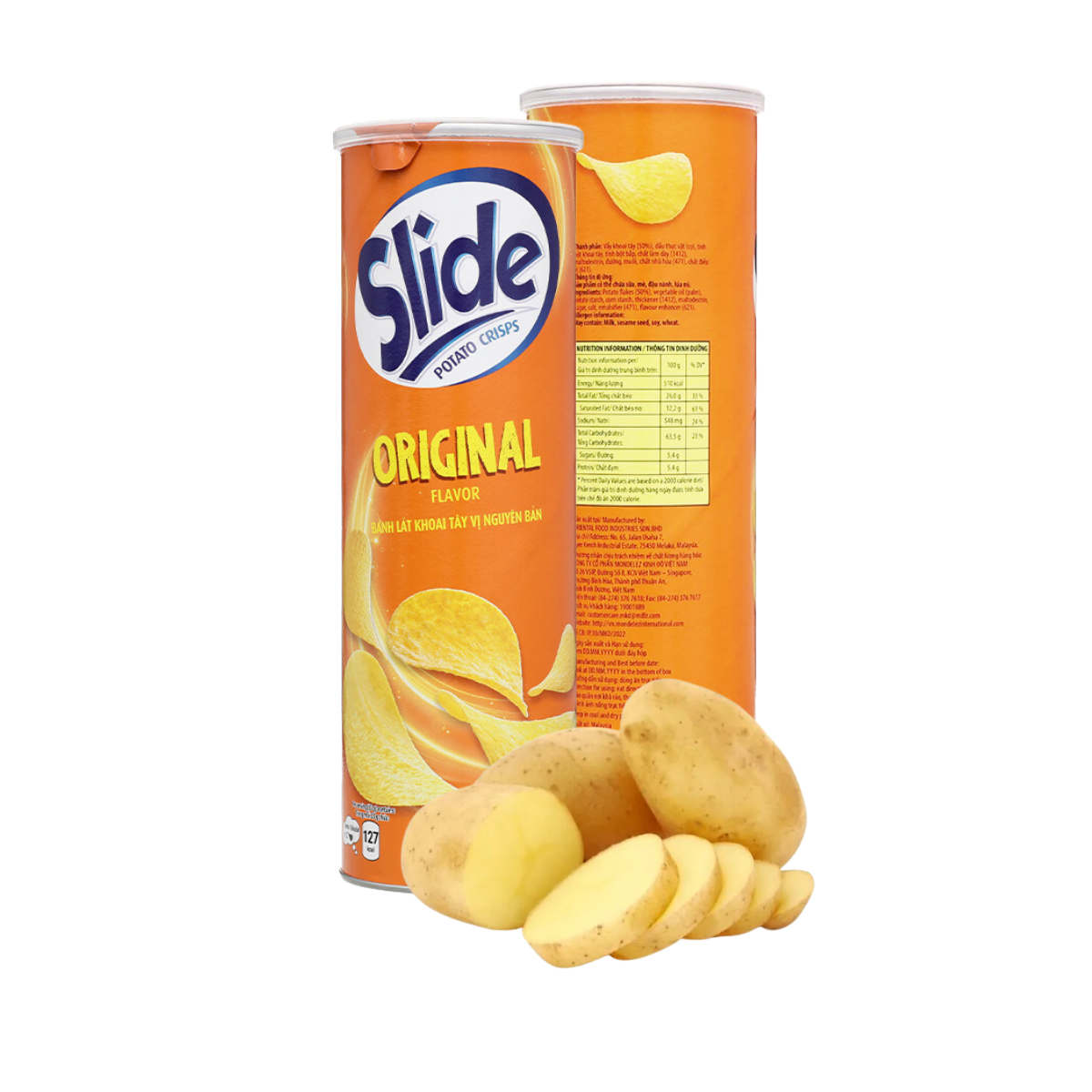  Bánh khoai tây Slide vị tự nhiên 150 g (I0015921) 