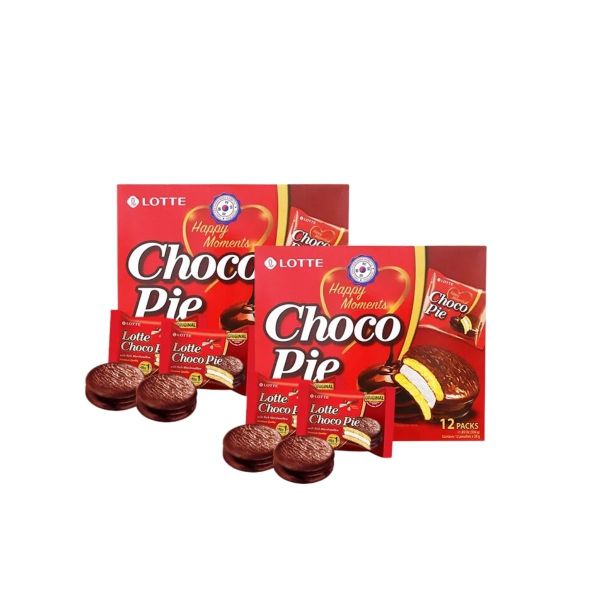 Bánh Lotte Choco pie Orginal (hộp 12 gói) (I0014235)