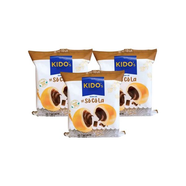 Bánh mì tròn vị Socola Kido 55 g (I0014238)