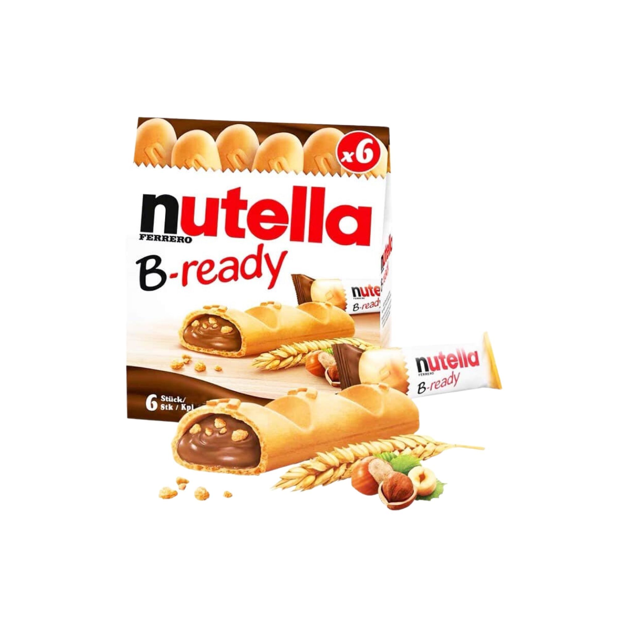  Bánh nhân kem socola nougat hạt phỉ Nutella B-ready 132g 