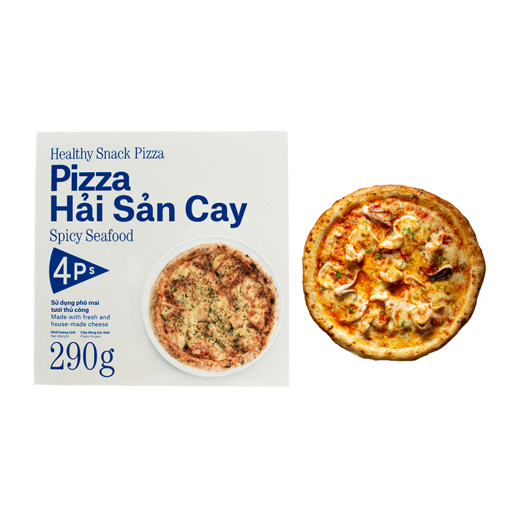  [Đông lạnh] Bánh pizza hải sản cay 4Ps 290 g 