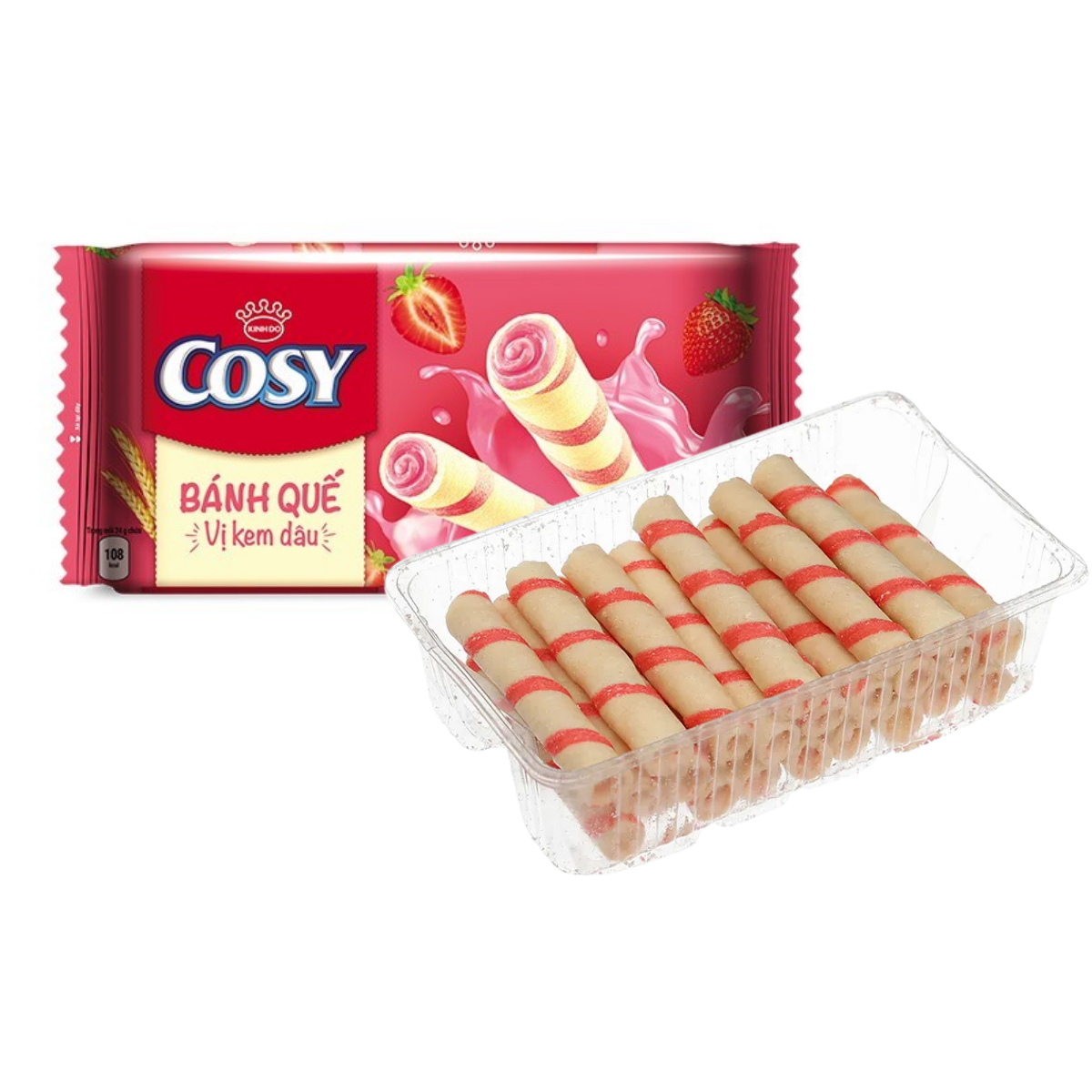  Bánh quế Cosy vị dâu 117,6 g (I0015946) 