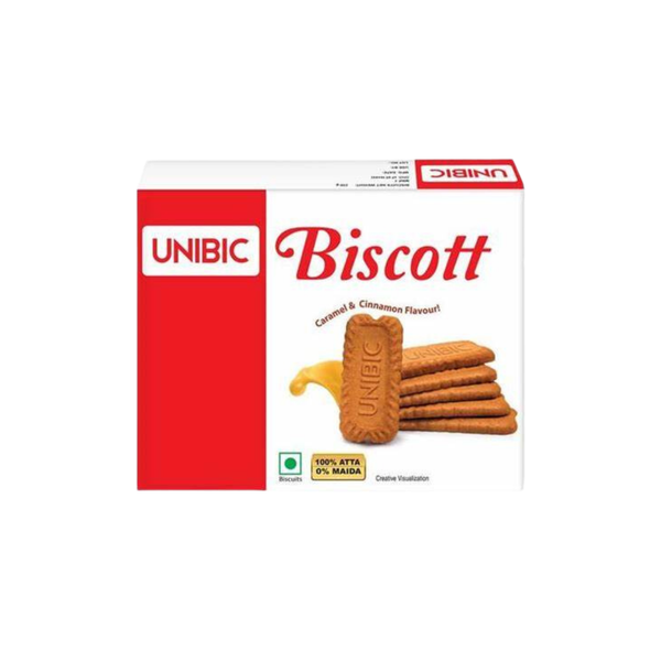 Bánh Qui Hương Vị Quế Và Caramel Biscott Unibic 250G/Hộp