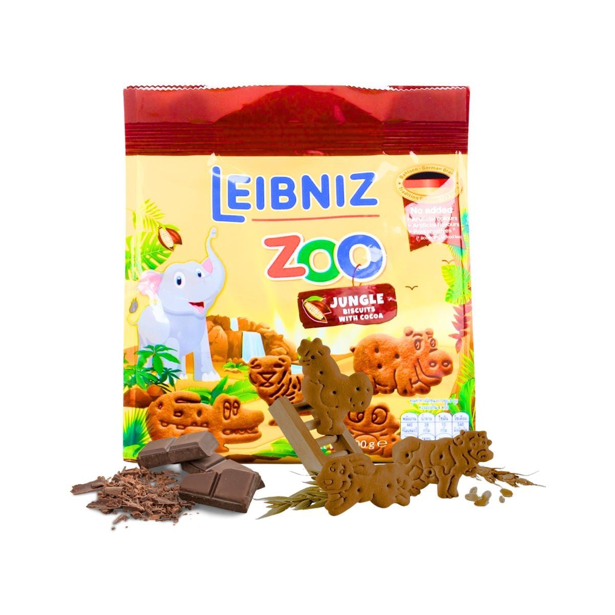  Bánh quy ca cao hình thú rừng nhiệt đới Bahlsen Zoo 100 g (I0000289) 