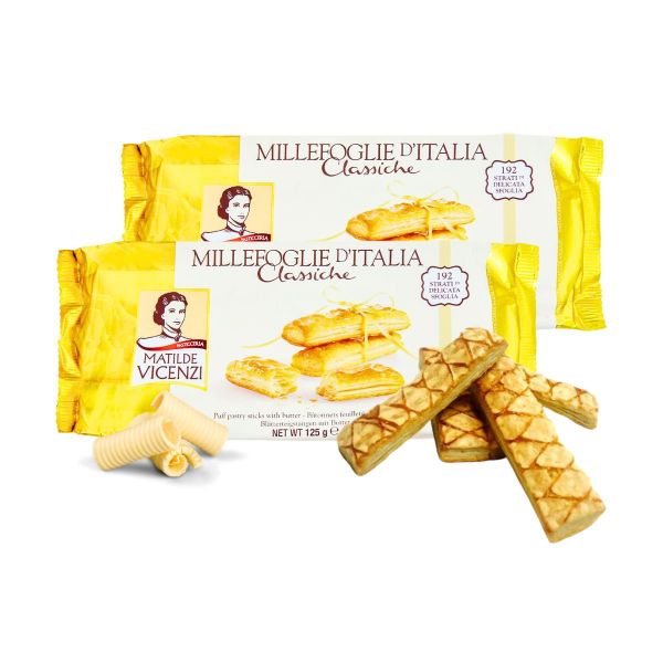 Bánh Puff pastry que vị bơ Matilde Vicenzi 125 g (I0000158)