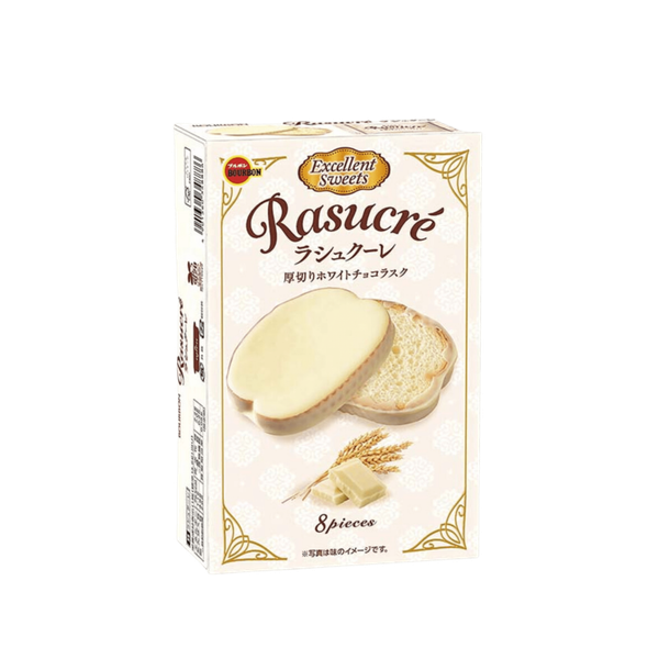 Bánh quy phủ socola trắng Bourbon Rasucre (96.3G)