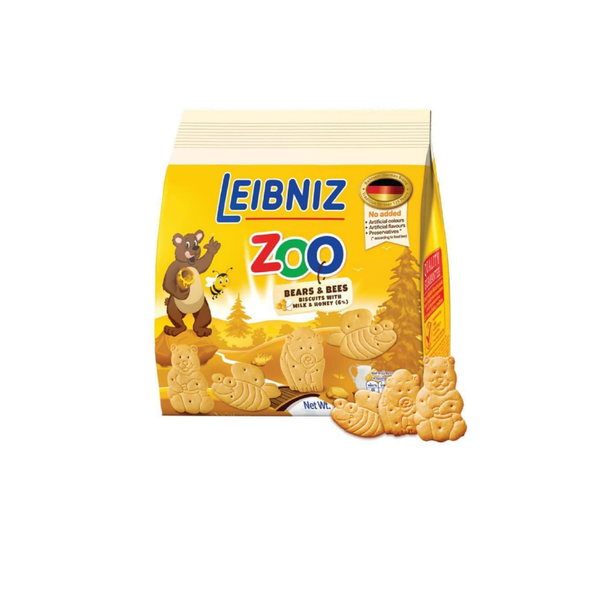 Bánh quy sữa và mật ong hình gấu & ong Bahlsen Zoo 100 g (I0000291)