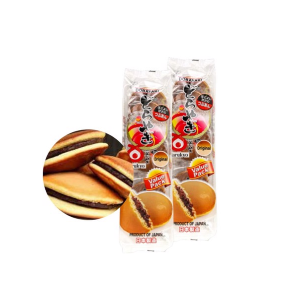 Bánh rán nhân đậu đỏ Marukyo Tsubuan Dorayaki 310g