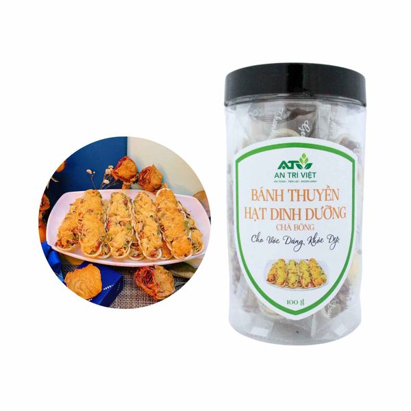 Bánh thuyền hạt dinh dưỡng chà bông ATV 100G