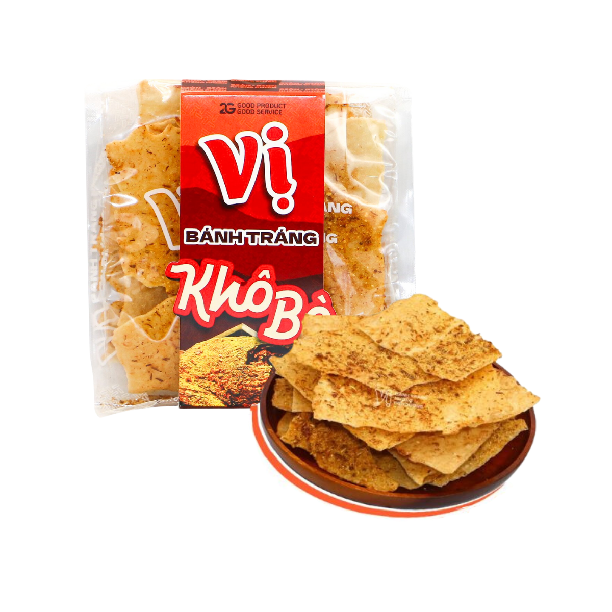  Bánh tráng 2G vị khô bò túi 55 g (I0015750) 