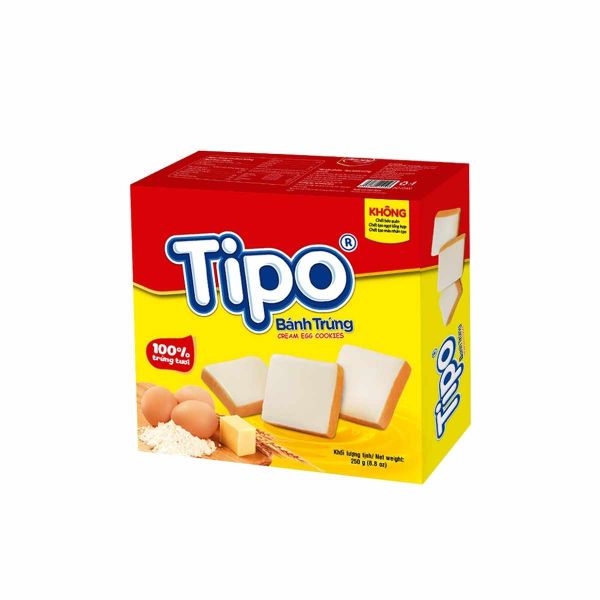 Bánh trứng Tipo vị hỗn hợp hộp 350 g