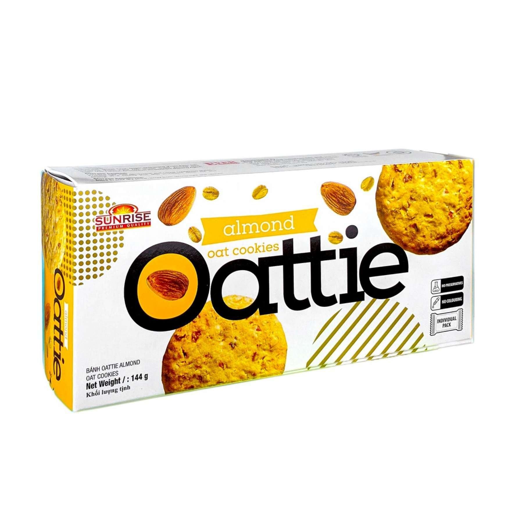  Bánh yến mạch hạnh nhân Oattie 144 g (I0000168) 